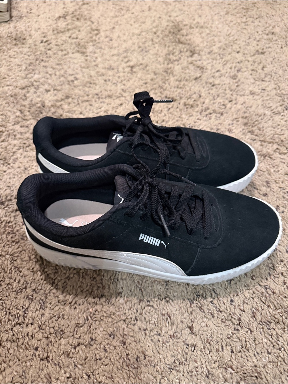 Puma Black and White Women's Sneakers